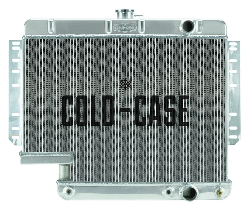 61-65 Impala with 500 Steering Box Aluminum Radiator Cold Case Radiators